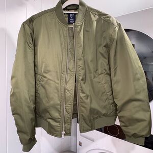 GAP women’s Green Bomber Jacket